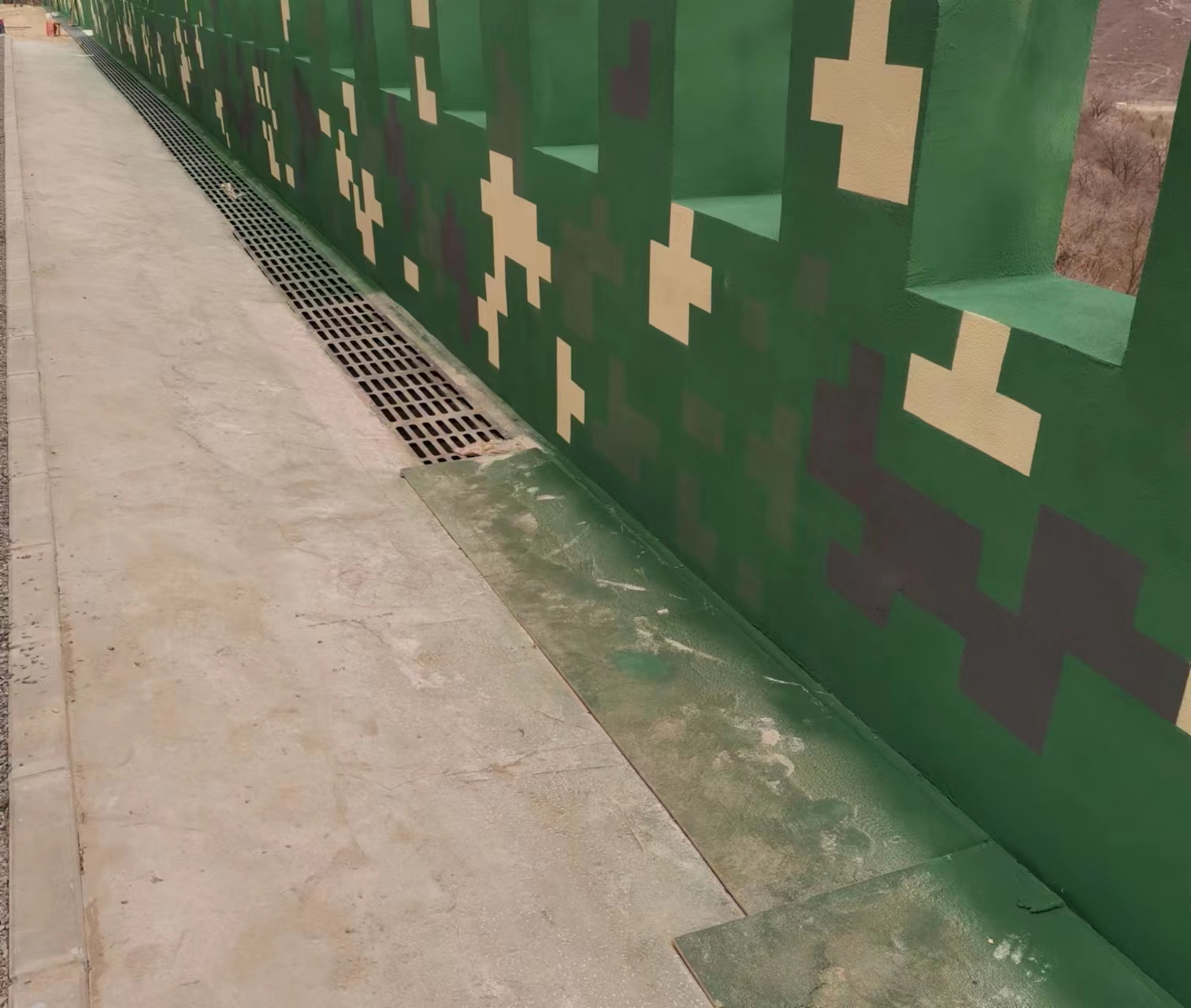 温州围墙迷彩喷涂,数迷彩漆